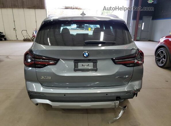 5UX53DP09P9S97784 2023 BMW X3 Silver Вид ззаду