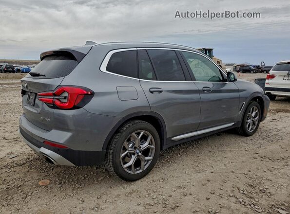 5UX53DP0XP9P82001 2023 BMW X3 Gray Задня права чверть