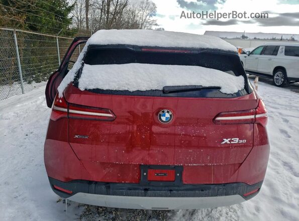 5UX53GP01S9127297 2025 BMW X3 Красный 