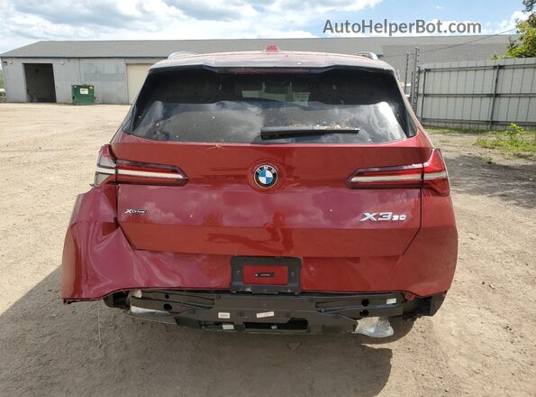 5UX53GP02S9Z98984 2025 BMW X3 Red 