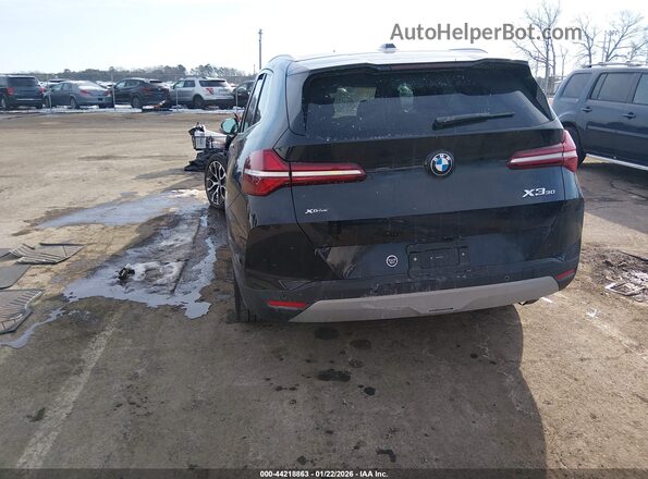 5UX53GP05S9033455 2025 BMW X3 Черный Задняя левая четверть