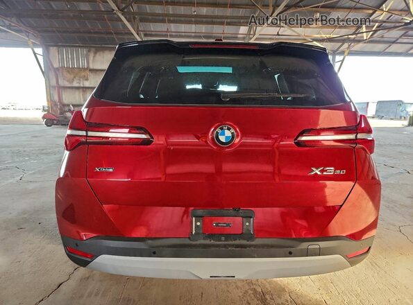 5UX53GP06S9056775 2025 BMW X3 Темно-бордовый 