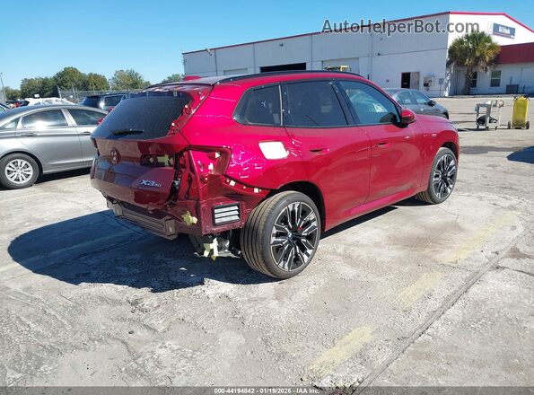 5UX53GP08S9092578 2025 BMW X3 Red Rear right