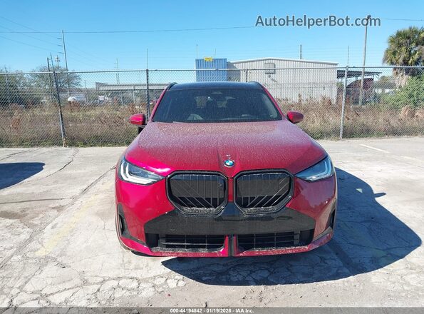 5UX53GP08S9092578 2025 BMW X3 Red Rear interior view