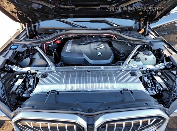 5UX53GP0XS9064331 2025 BMW X3 Black Engine compartment view