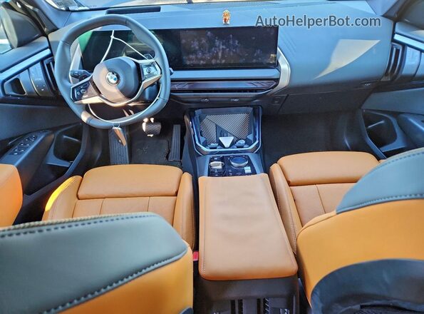 5UX53GP0XS9064331 2025 BMW X3 Black Dashboard view