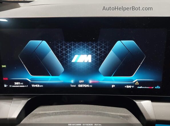 5UX73GP00S9097279 2025 BMW X3 Blue Widok tylnych siedzeń