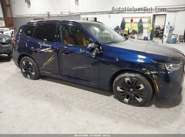 5UX73GP00S9097279 2025 BMW X3 Blue Widok z przodu