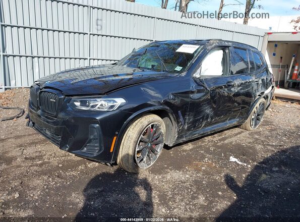 5UX83DP02N9K07112 2022 BMW X3 Black Przód lewy