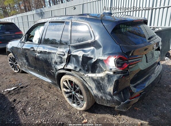 5UX83DP02N9K07112 2022 BMW X3 Black Tył lewy