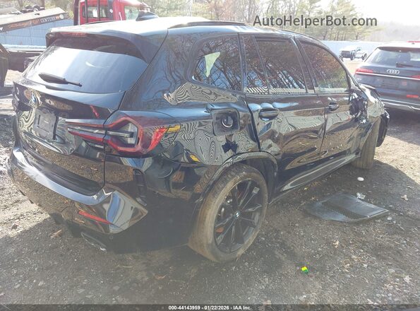 5UX83DP02N9K07112 2022 BMW X3 Black Tył prawy