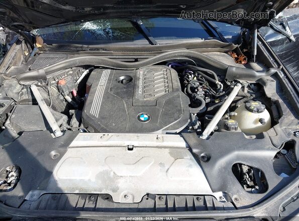 5UX83DP02N9K07112 2022 BMW X3 Black Widok z tyłu