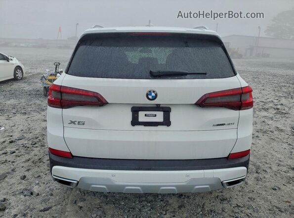 5UXCR4C03P9P39230 2023 BMW X5 White Հետևի տեսք