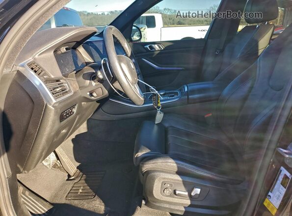 5UXCR4C09N9M97024 2022 BMW X5 Black წინა სალონის ხედი