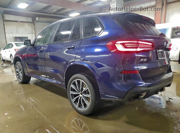 5UXCR6C01LLL83014 2020 BMW X5 Blue Հետևի ձախ