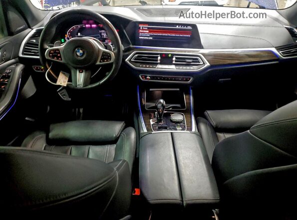 5UXCR6C01LLL83014 2020 BMW X5 Blue Առջևի վահանակի տեսք
