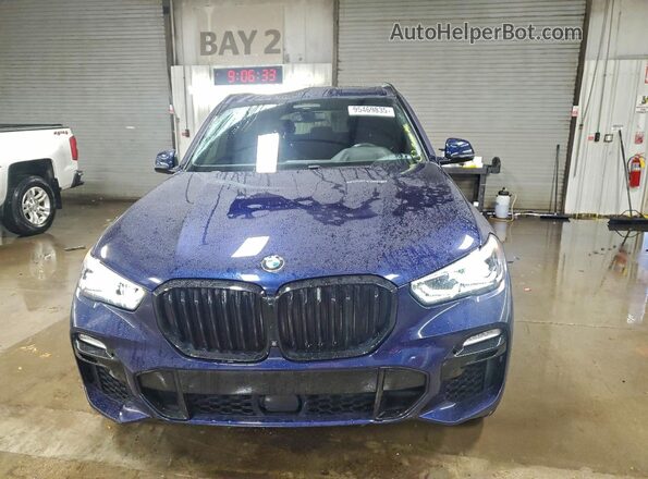 5UXCR6C01LLL83014 2020 BMW X5 Blue Դիմացի տեսք