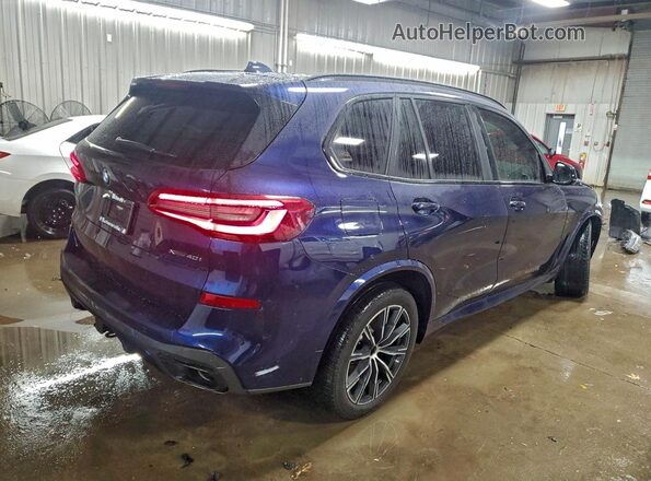 5UXCR6C01LLL83014 2020 BMW X5 Blue Հետևի աջ