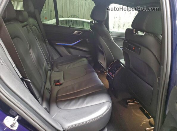 5UXCR6C01LLL83014 2020 BMW X5 Blue Հետևի նստատեղերի տեսք