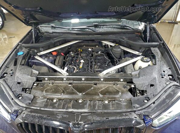 5UXCR6C01LLL83014 2020 BMW X5 Blue Սալոնի հետևի տեսք