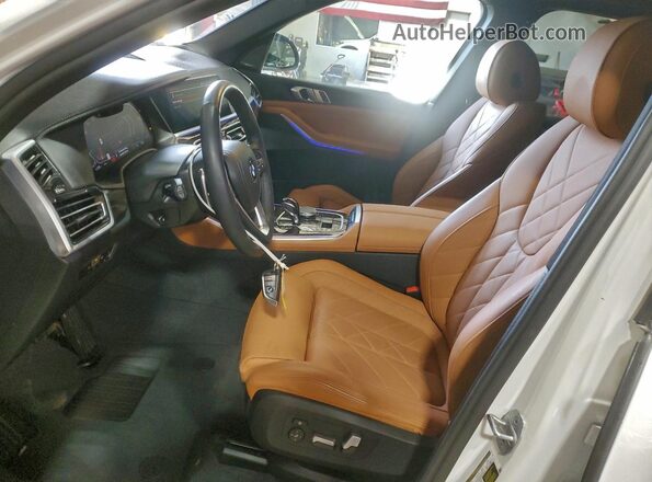 5UXCR6C05P9R20664 2023 BMW X5 White Front interior view