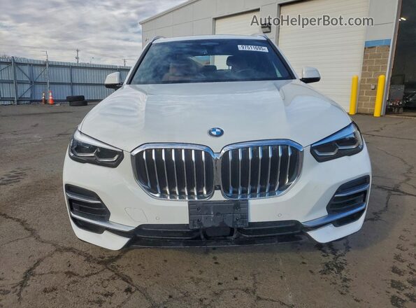 5UXCR6C05P9R20664 2023 BMW X5 White Front view
