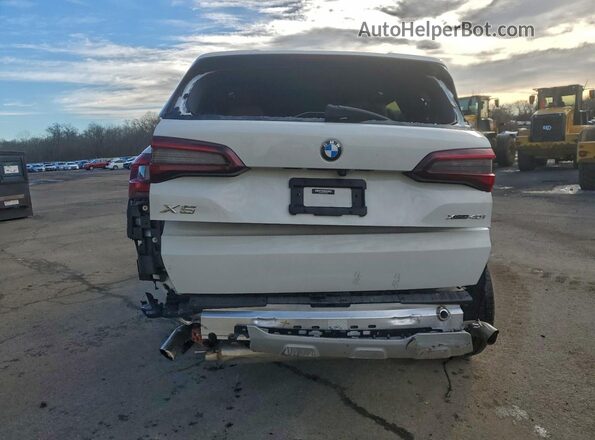 5UXCR6C05P9R20664 2023 BMW X5 White Rear view