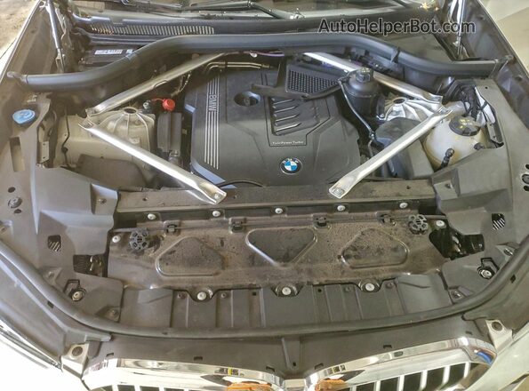 5UXCR6C05P9R20664 2023 BMW X5 White Engine compartment view