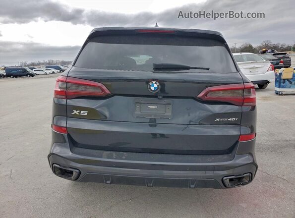 5UXCR6C0XP9P01747 2023 BMW X5 Black უკანა ხედი