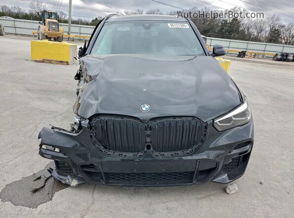 5UXCR6C0XP9P01747 2023 BMW X5 Black წინა ხედი