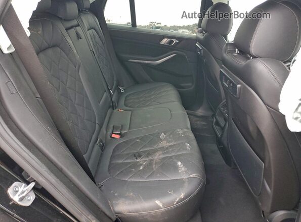 5UXCR6C0XP9P01747 2023 BMW X5 Black უკანა სალონის ხედი
