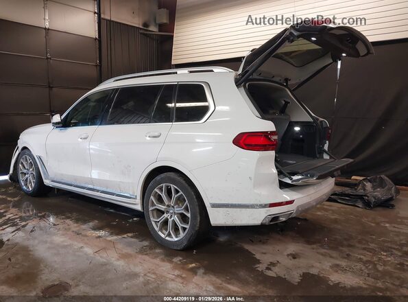 5UXCW2C00L9B44507 2020 BMW X7 Белый Задняя левая четверть
