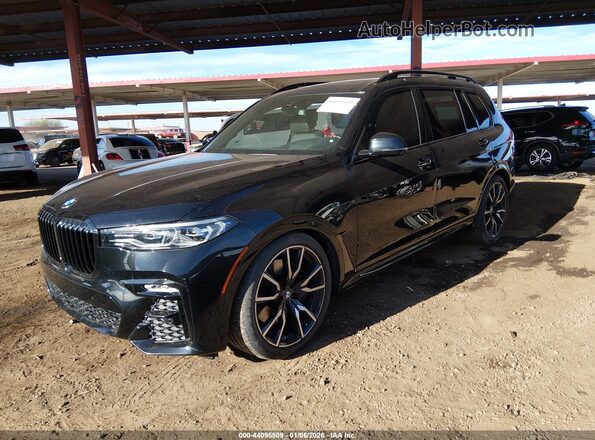 5UXCW2C00L9C79356 2020 BMW X7 Черный Передняя левая четверть