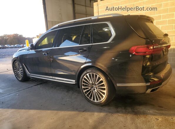 5UXCW2C00N9K18265 2022 BMW X7 Black უკანა მარცხენა