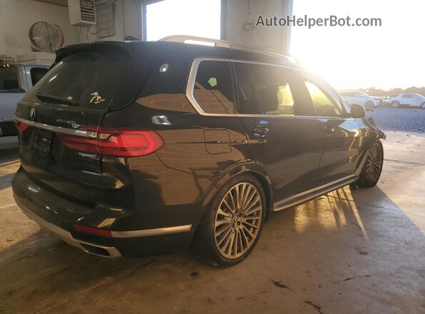 5UXCW2C00N9K18265 2022 BMW X7 Black უკანა მარჯვენა