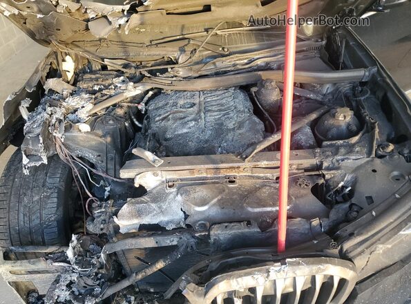 5UXCW2C00N9K18265 2022 BMW X7 Black ძრავის განყოფილების ხედი