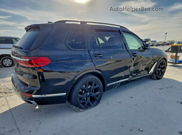 5UXCW2C00N9M53362 2022 BMW X7 Black Rear right
