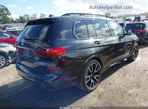 5UXCW2C01M9E52853 2021 BMW X7 Black უკანა მარჯვენა