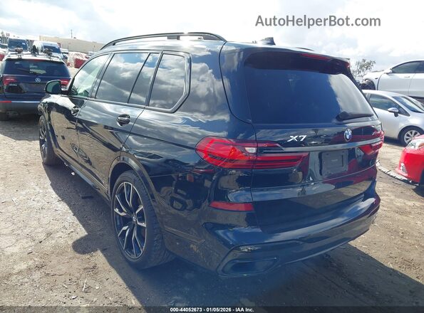 5UXCW2C01M9E52853 2021 BMW X7 Black უკანა მარცხენა