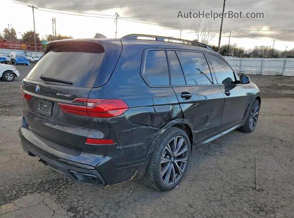 5UXCW2C01N9M30821 2022 BMW X7 Black Tył prawy