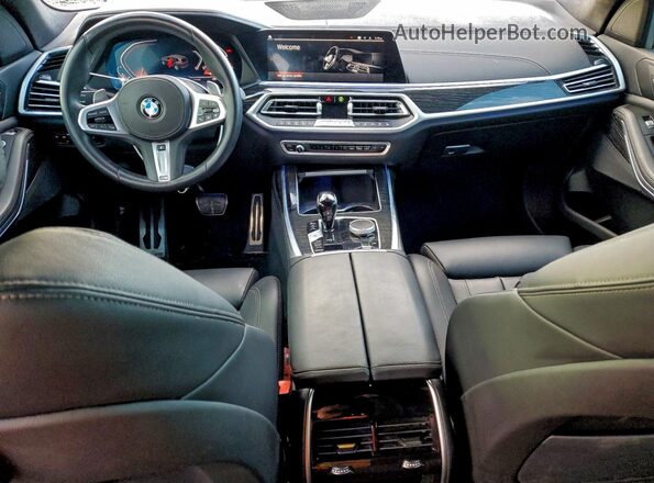 5UXCW2C01N9M30821 2022 BMW X7 Black Widok deski rozdzielczej