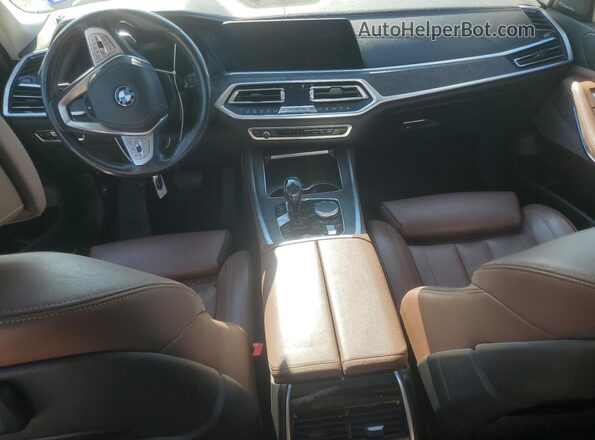 5UXCW2C02L9A02367 2020 BMW X7 White Vista del salpicadero