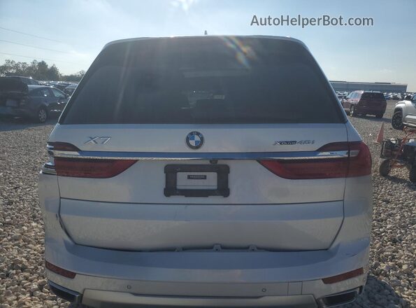 5UXCW2C02L9A02367 2020 BMW X7 White Vista trasera