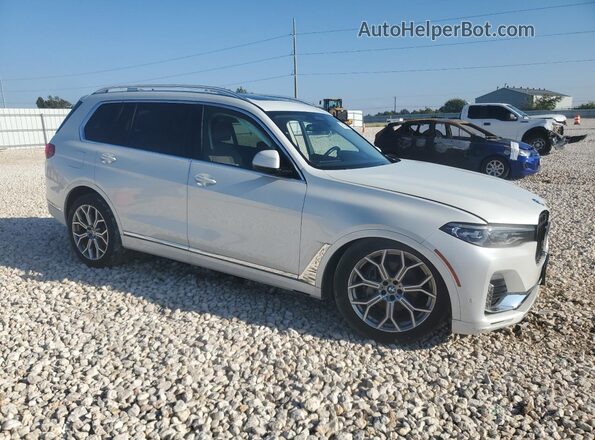 5UXCW2C02L9A02367 2020 BMW X7 White Delantero derecho