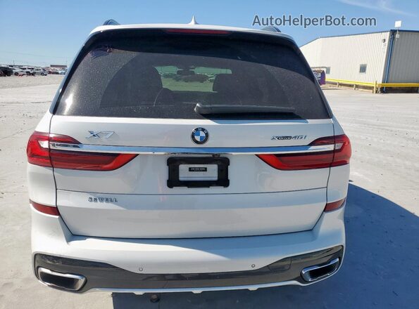 5UXCW2C03M9E27100 2021 BMW X7 White Rear view