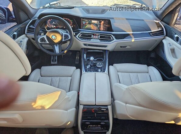 5UXCW2C03M9H66522 2021 BMW X7 Black Widok deski rozdzielczej