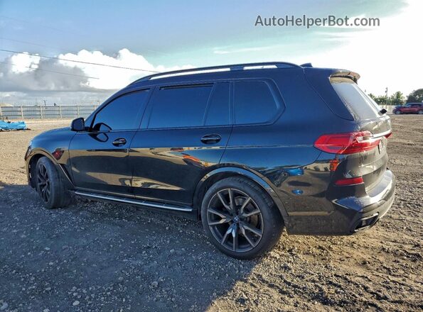 5UXCW2C04M9F19140 2021 BMW X7 Black უკანა მარცხენა