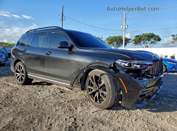 5UXCW2C04M9F19140 2021 BMW X7 Black წინა მარჯვენა