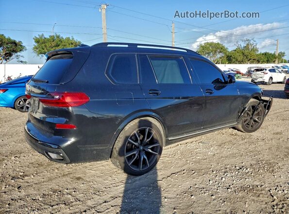 5UXCW2C04M9F19140 2021 BMW X7 Black უკანა მარჯვენა