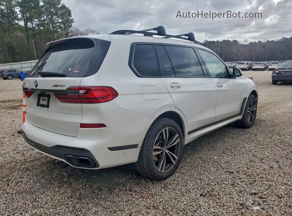 5UXCW2C04M9F87244 2021 BMW X7 White Задня права чверть